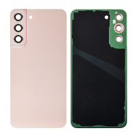  Back Cover with Camera Glass Lens and Adhesive Tape for Samsung Galaxy S22 Plus 5G S906 (for SAMSUNG) - Pink Gold