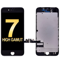  LCD Screen Display with Touch Digitizer and Back Plate for iPhone 7 (High Gamut/ Aftermarket Plus) - Black