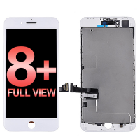  LCD Screen Display with Touch Digitizer and Back Plate for iPhone 8 Plus (Full View/ Aftermarket Plus) - White