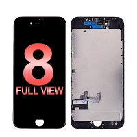  LCD Screen Display with Touch Digitizer and Back Plate for iPhone 8/ SE (2020)(Full View/ Aftermarket Plus) - Black