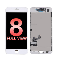  LCD Screen Display with Touch Digitizer and Back Plate for iPhone 8/ SE (2020)(Full View/ Aftermarket Plus) - White