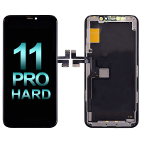  Premium Hard OLED Screen Digitizer Assembly with Frame for iPhone 11 Pro (Aftermarket Plus) - Black