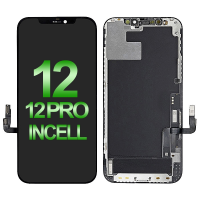  LCD Screen Digitizer Assembly With Frame for iPhone 12/ 12 Pro (RJ Incell/ Aftermarket Plus) - Black