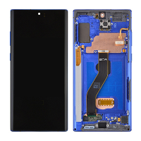  OLED Screen Digitizer with frame Replacement for Samsung Galaxy Note 10 Plus N975(Service Pack) - Aura Blue