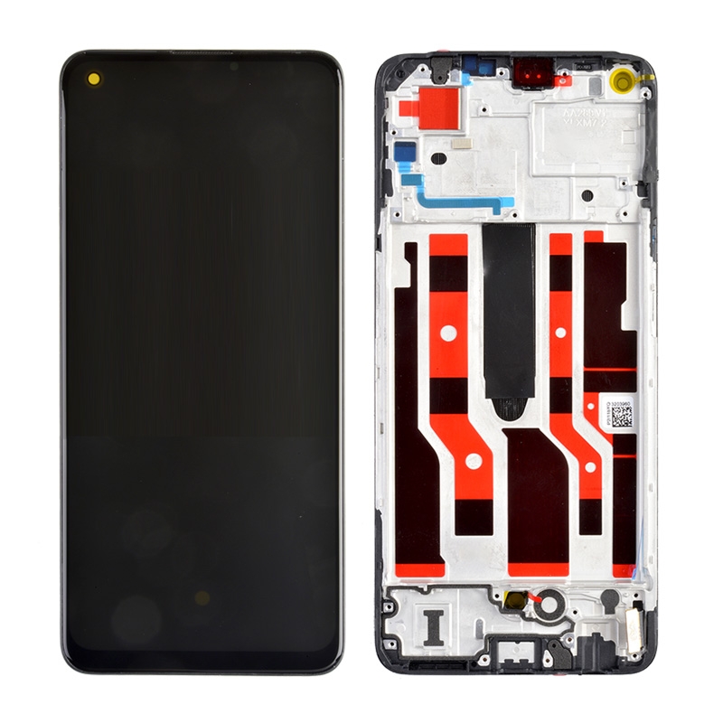 LCD Screen Digitizer Assembly With Frame for OnePlus Nord N20 5G - Black