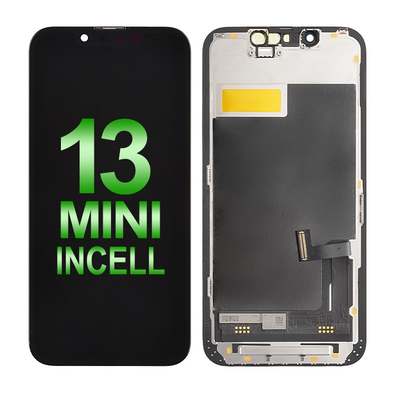 LCD Screen Digitizer Assembly With Frame for iPhone 13 mini (Incell/ Aftermarket) - Black