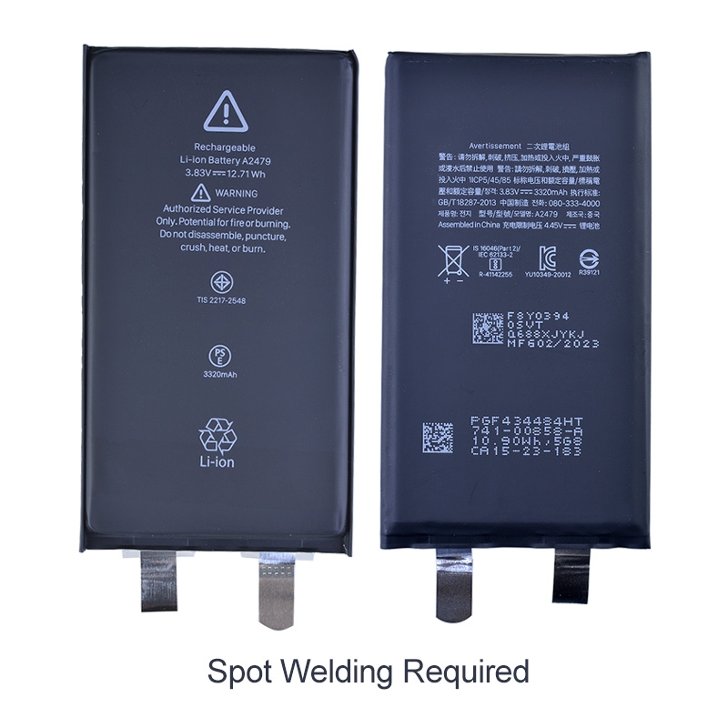 3320mAh Battery Cell without Flex for iPhone 12/ 12 Pro (Spot Welding Required)