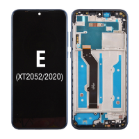  LCD Screen Digitizer Assembly with Frame for Motorola Moto E(2020) XT2052 - Midnight Blue