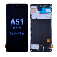  OLED Screen Digitizer Assembly With Frame for Samsung Galaxy A51 2019 A515 (Aftermarket) - Prism Crush Black