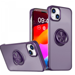 CS-PC-IP-00007PL Magnetic Matte PC Case for iPhone 15 Plus/ 14 Plus - Purple
