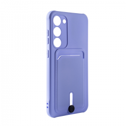 CS-PJ-SS-00005PL Protect Case with Card Horder for Samsung Galaxy S23 5G - Purple