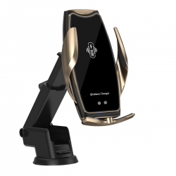  Magnetic Suction Vehicle Intelligent Wireless Fast Charging - Gold