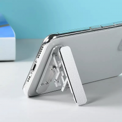  Multi-Functional Portable Aluminum Phone Kickstand - Silver