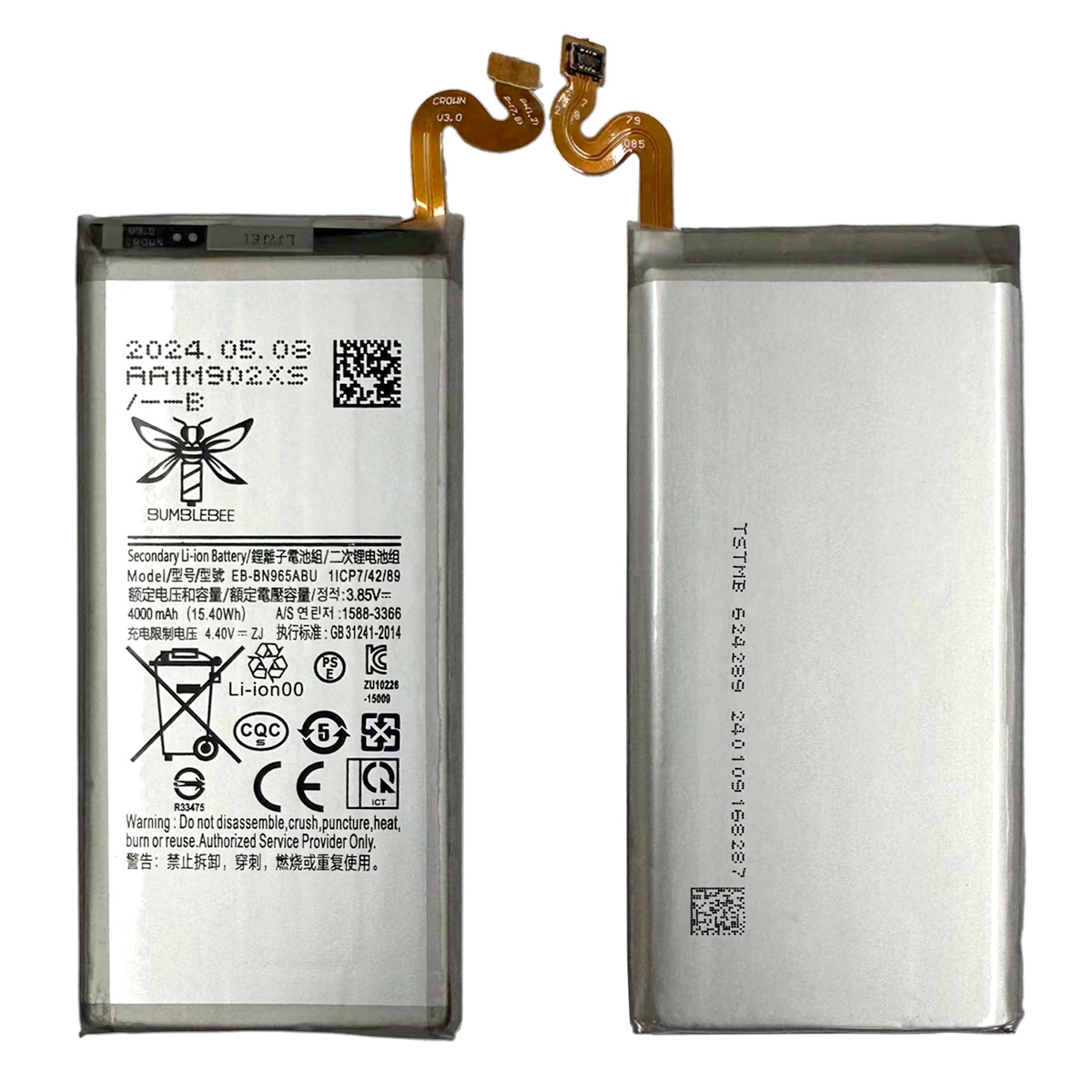 3.85V 4000mAh Battery for Samsung Galaxy Note 9 N960 Compatible