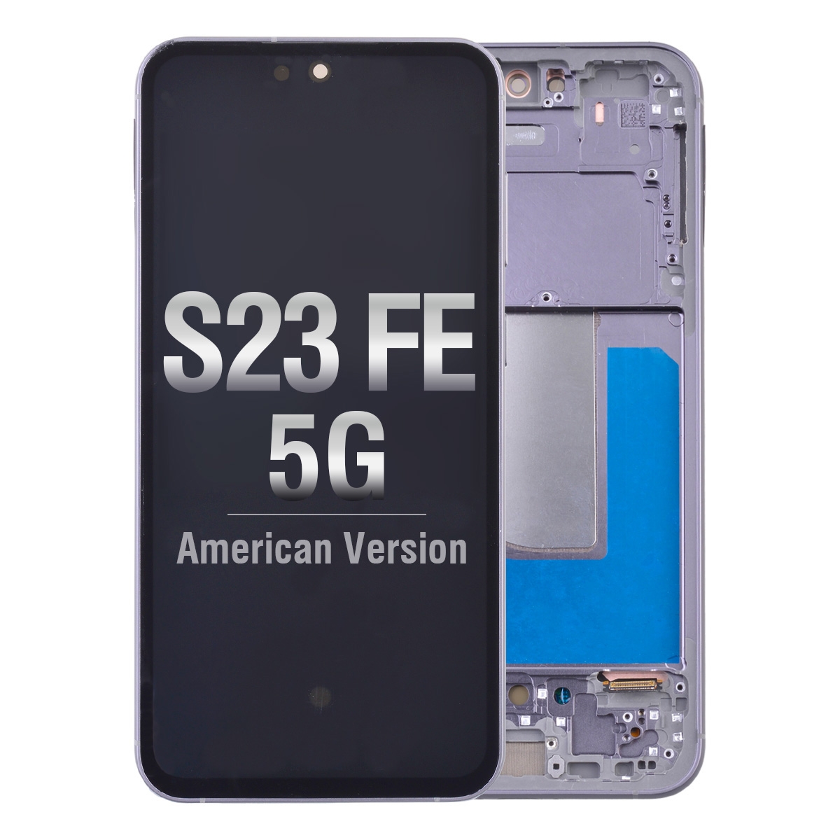 LCD Screen Digitizer Assembly/ With Frame for Samsung Galaxy S23 FE 5G S711 (for America Version)(Premium) - Graphite