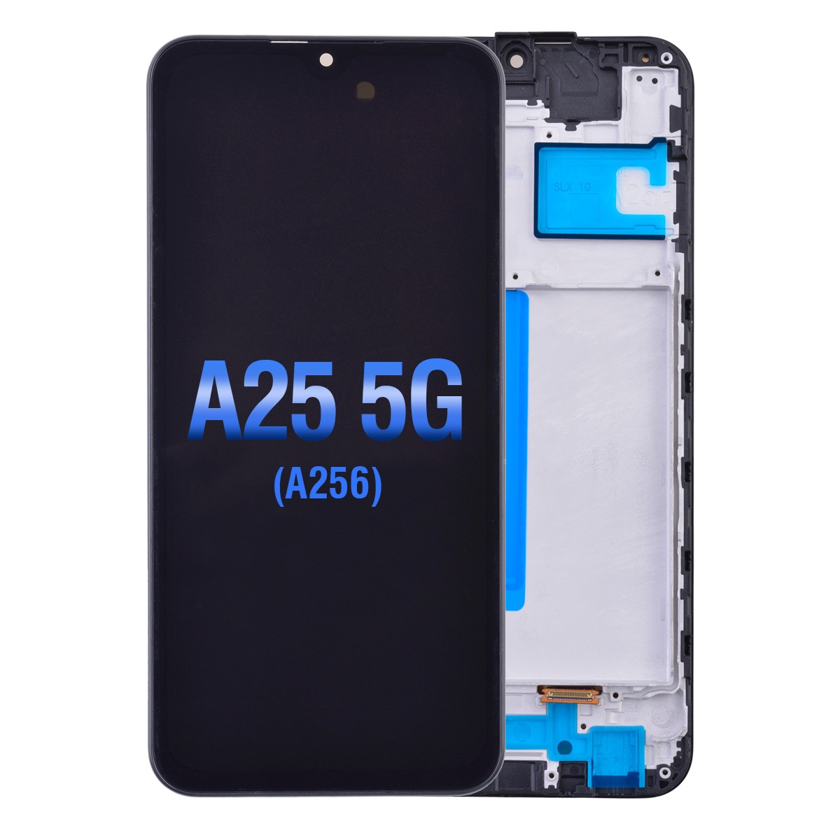 OLED Screen Digitizer Assembly With Frame for Samsung Galaxy A25 5G (2023) A256 (Aftermarket)(1:1 Size)