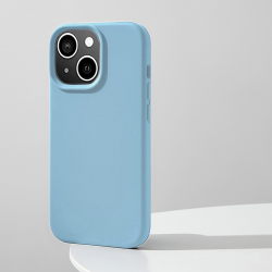  Silicone Case with MagSafe for iPhone 13 - Light Blue