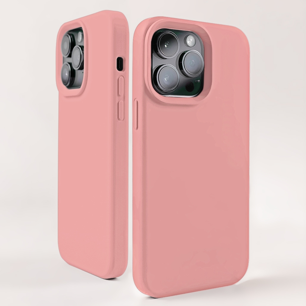 Silicone Case with MagSafe for iPhone 15 Pro Max - Pink