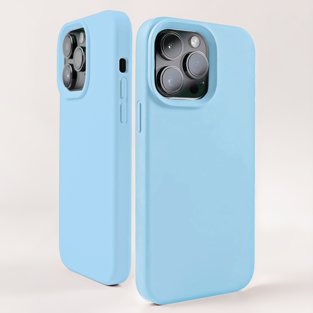 Silicone Case with MagSafe for iPhone 15 Pro - Light Blue