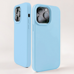  Silicone Case with MagSafe for iPhone 15 Pro - Light Blue