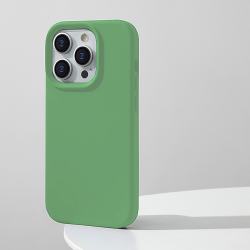  Silicone Case with MagSafe for iPhone 16 Pro Max - Green