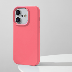  Silicone Case with MagSafe for iPhone 16 Plus - Hot Pink