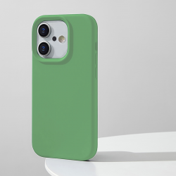  Silicone Case with MagSafe for iPhone 16 Plus - Green