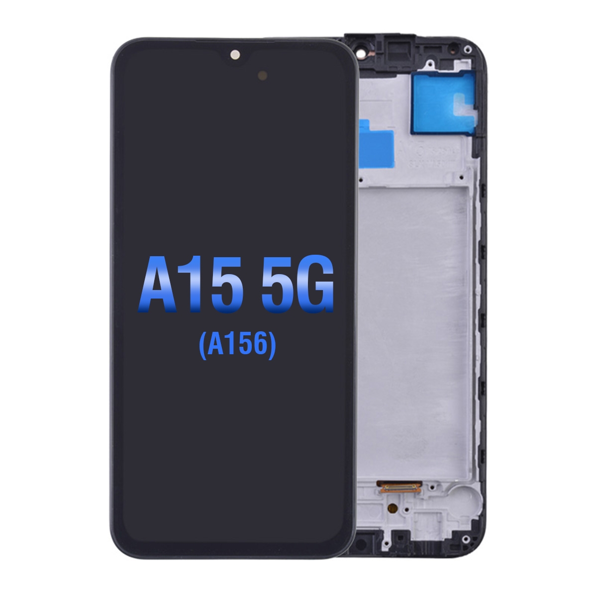 OLED Screen Digitizer with Frame Replacement for Samsung Galaxy A15 5G A156 (Aftermarket) (for America Version)