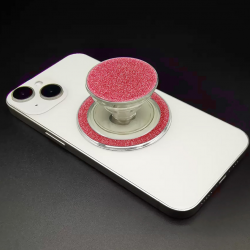  Glitter Magnet Phone Grip & Stand - Red