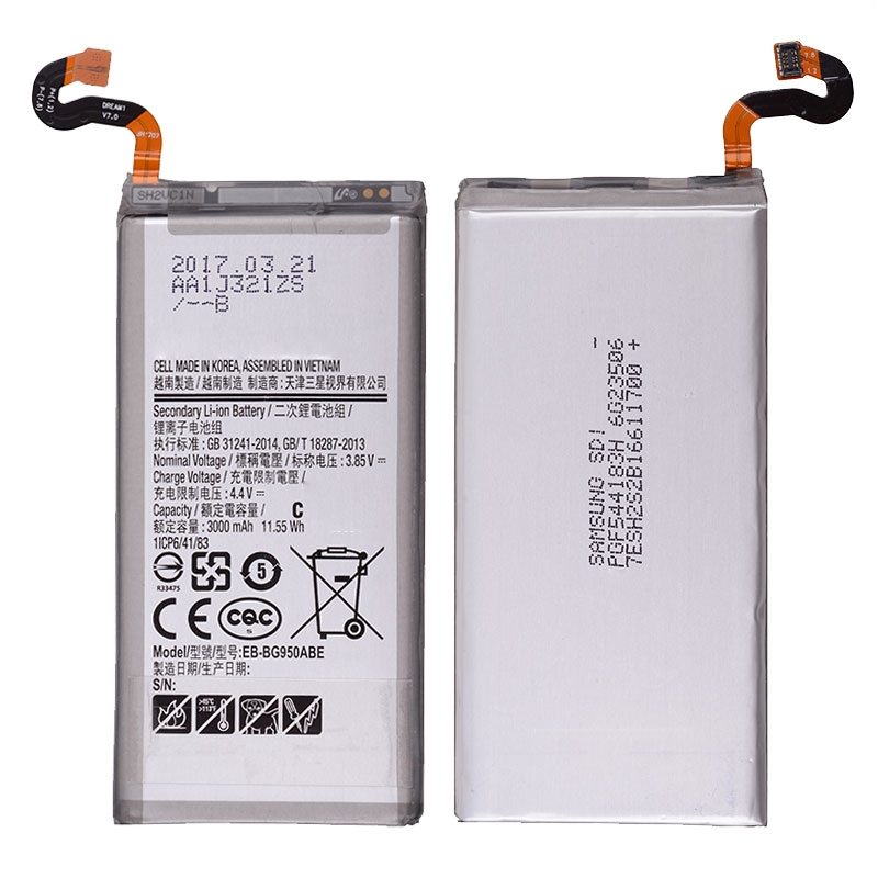 3.85V 3000mAh Battery for Samsung Galaxy S8 G950 Compatible