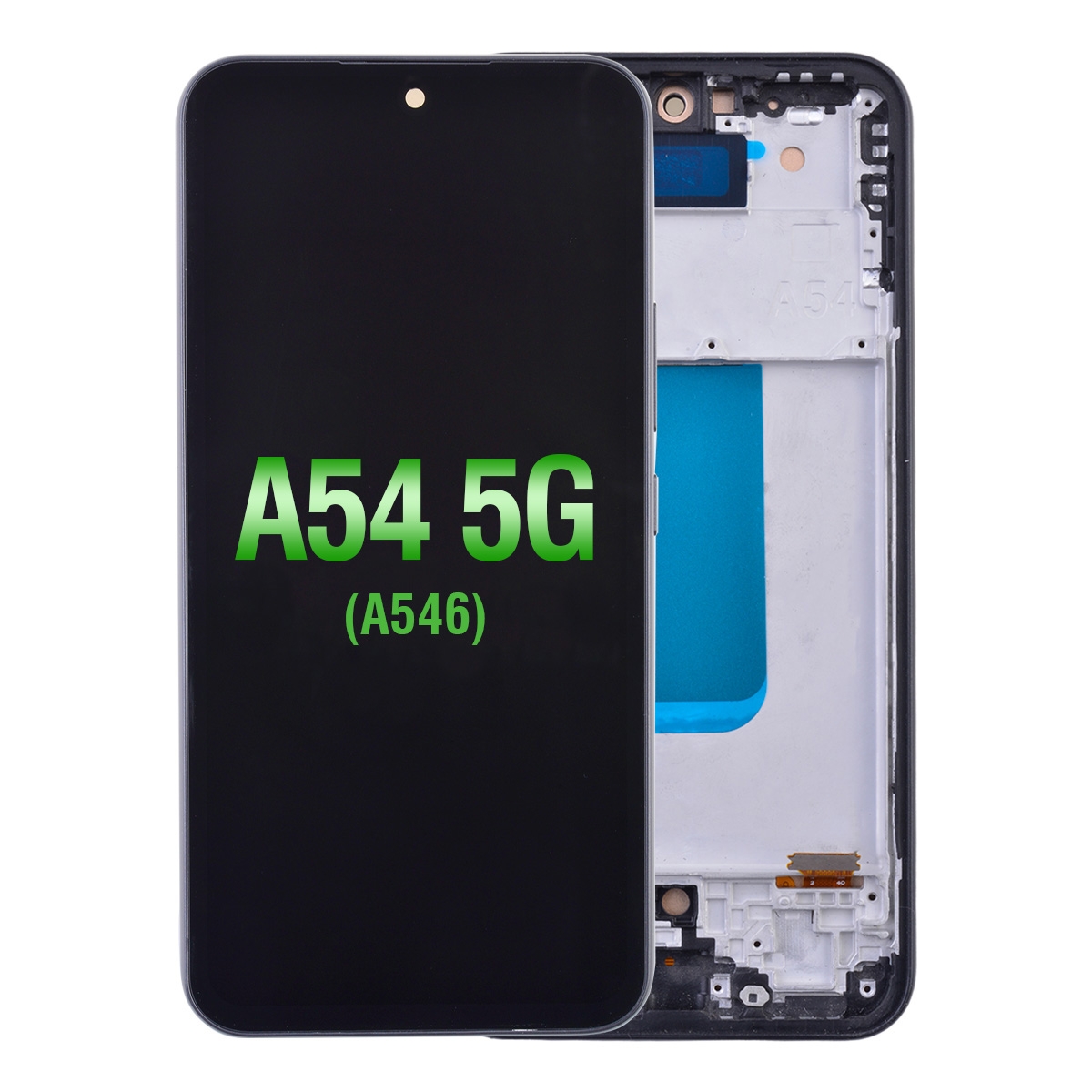 LCD Screen Digitizer Assembly with Frame for Samsung Galaxy A54 5G A546 (Incell) - Awesome Graphite