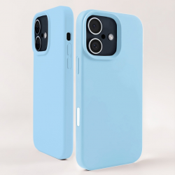  Silicone Case with MagSafe for iPhone 16 - Light Blue