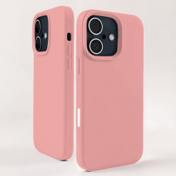  Silicone Case with MagSafe for iPhone 16 - Pink