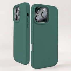  Silicone Case with MagSafe for iPhone 16 Pro - Dark Green