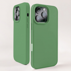  Silicone Case with MagSafe for iPhone 16 Pro - Green