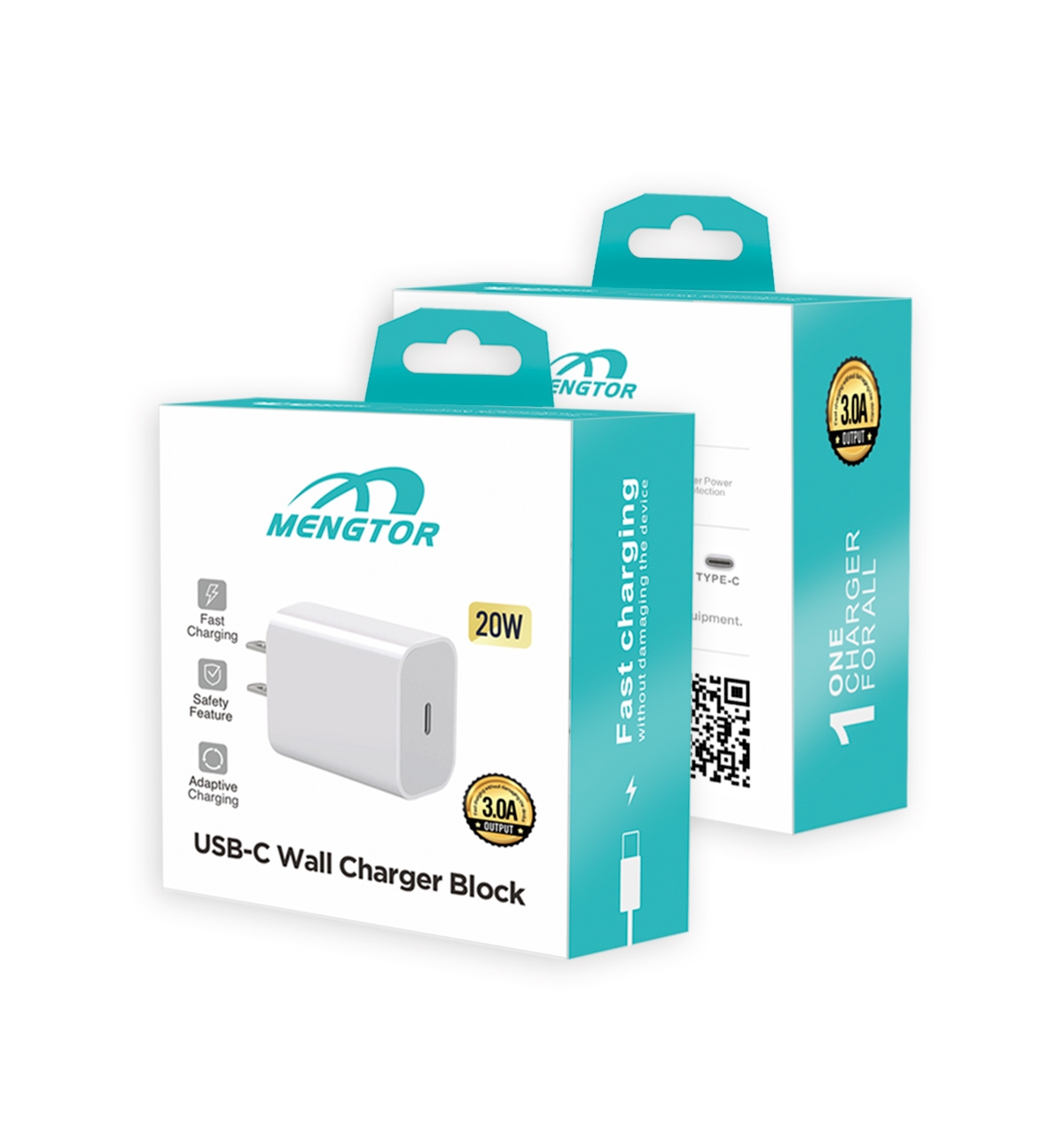 20W USB-C Wall Charger for Apple - White