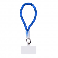  Fashion Mobile Phone Hand Wrist Strap Lanyard - Dark Blue