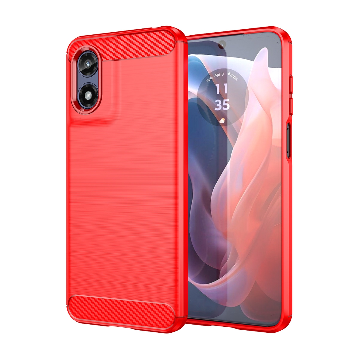 TPU Case for Motorola G Play (2024) XT2413  - Red