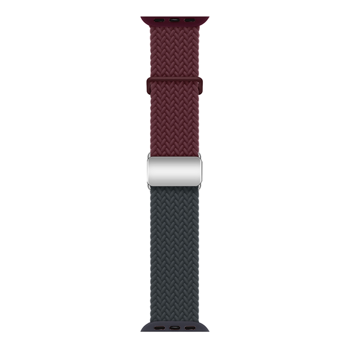 Watch Band for Apple iWatch 42/44/45/49mm - Gray and Red