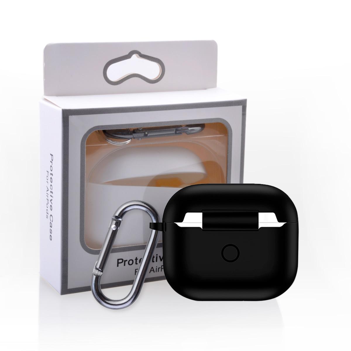 Silicone Case for AirPods 4th - Black