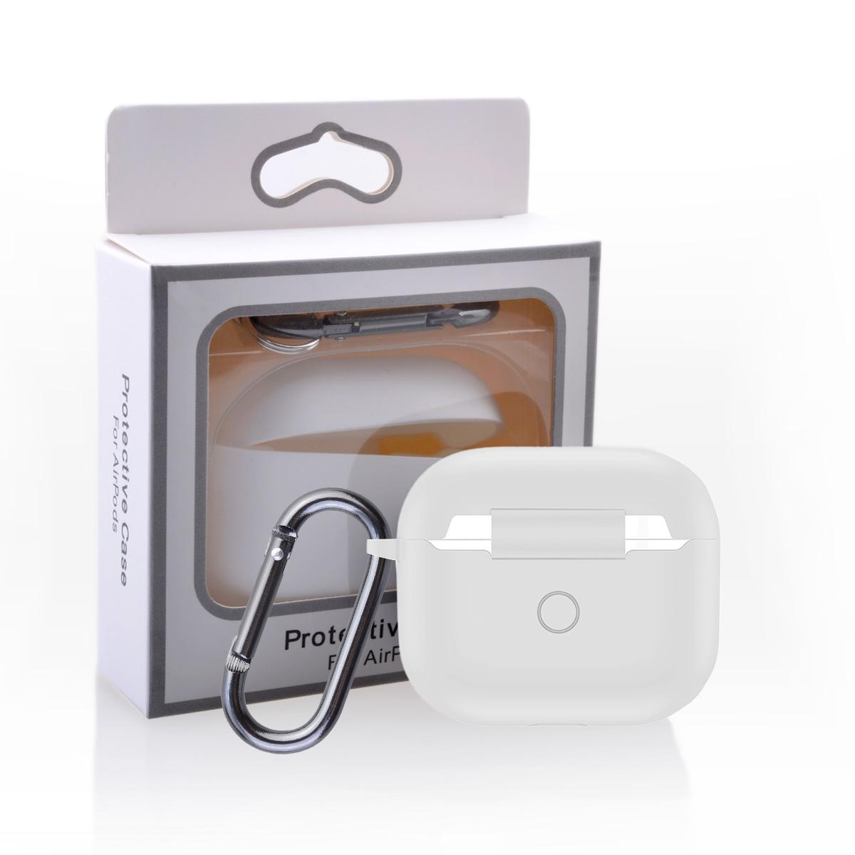 Silicone Case for AirPods 4th - White