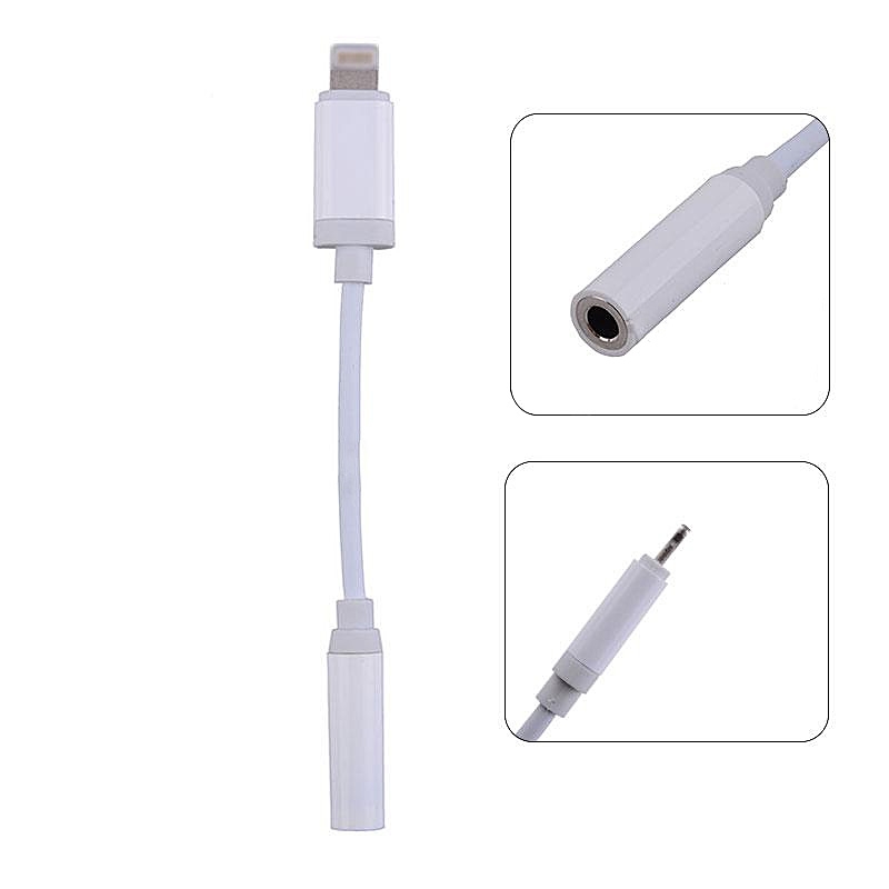 8 Pin to 3.5mm Headphone Audio Jack Adapter for iPhone 7 to 14 Pro Max