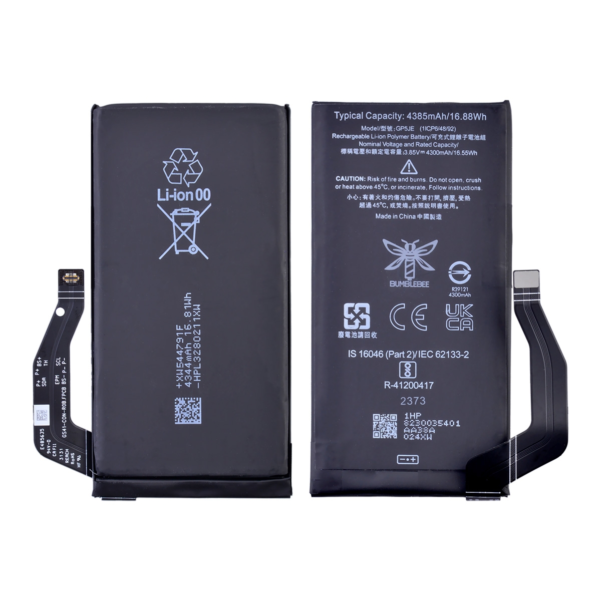 3.85V 4300mAh Battery for Google Pixel 7a (GP5JE)