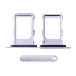  Sim Card Tray for iPhone 16 Pro/ 16 Pro Max (Single SIM Card Version) - White Titanium