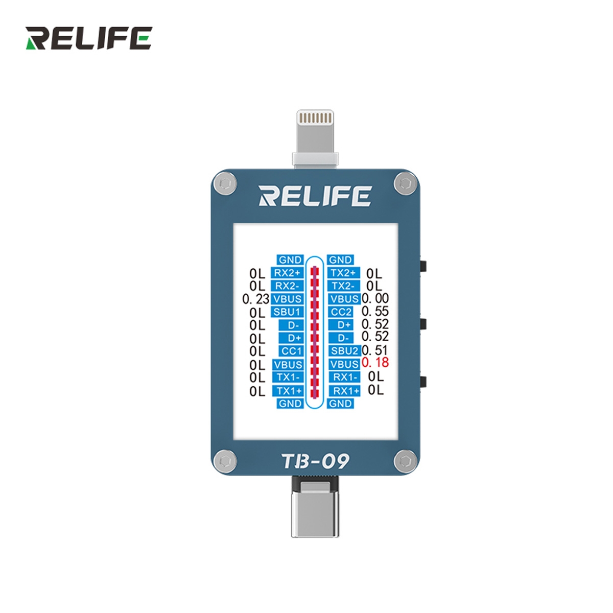 Type- C & Lightning Charging Port Tester