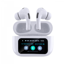  ANC+ENC Multifunctional Touch Screen in Ear 5.3 Bluetooth Earphones - White