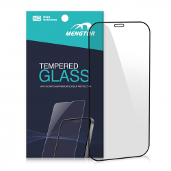  Matte Tempered Glass Screen Protector for iPhone 12/ 12 Pro (Retail Packaging) - Black