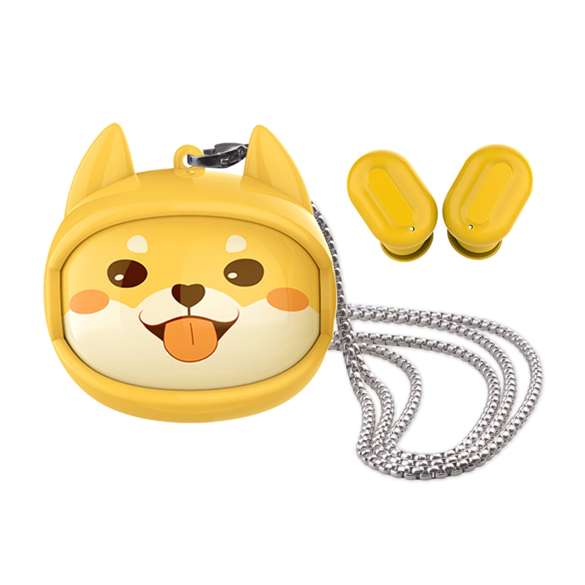 Multi Pattern Face Change Earphone - Yellow