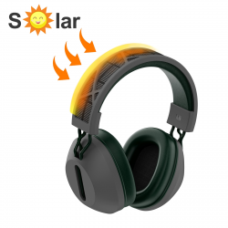  WiWU Solar Wireless Headphone - Gray & Green