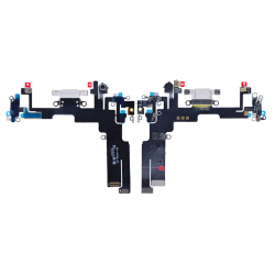  Charging Port with Flex Cable for iPhone 14 (High Quality) - Starlight